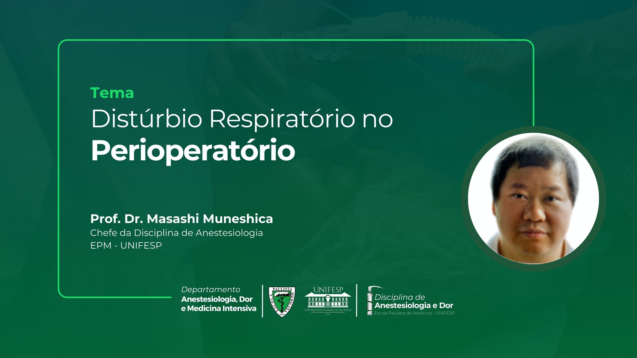 Distúrbio Respiratório no Intraoperatório